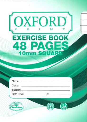 Picture of EXERCISE BOOK 48PGS 10MM SQUARE